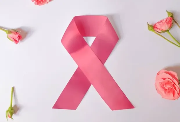 Laço rosa, símbolo do combate ao câncer de mama